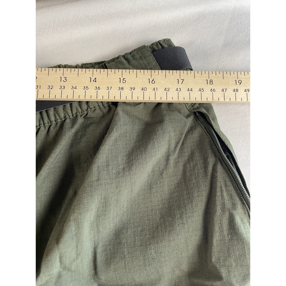 LL Bean Pants Men's LG Hiking Outdoor Utility Lightweight Belt Green Convertible - Picture 9 of 11